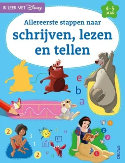 Disney - allereerste stappen naar schrijven, lezen en tellen 4-5 jaar