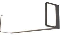 Doblo wandlamp groot antractiet grijs led 34w