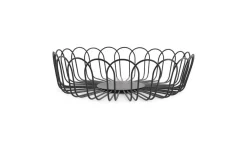 Draadmand 26,5xh7,5 zwart flor