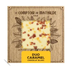 Duo caramel witte chocoladereep