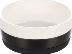 Eet- en drinkpot duke rond zwart & wit