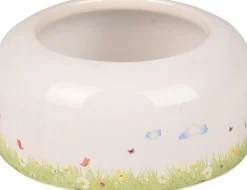 Eet- en drinkpot kiki rond wit