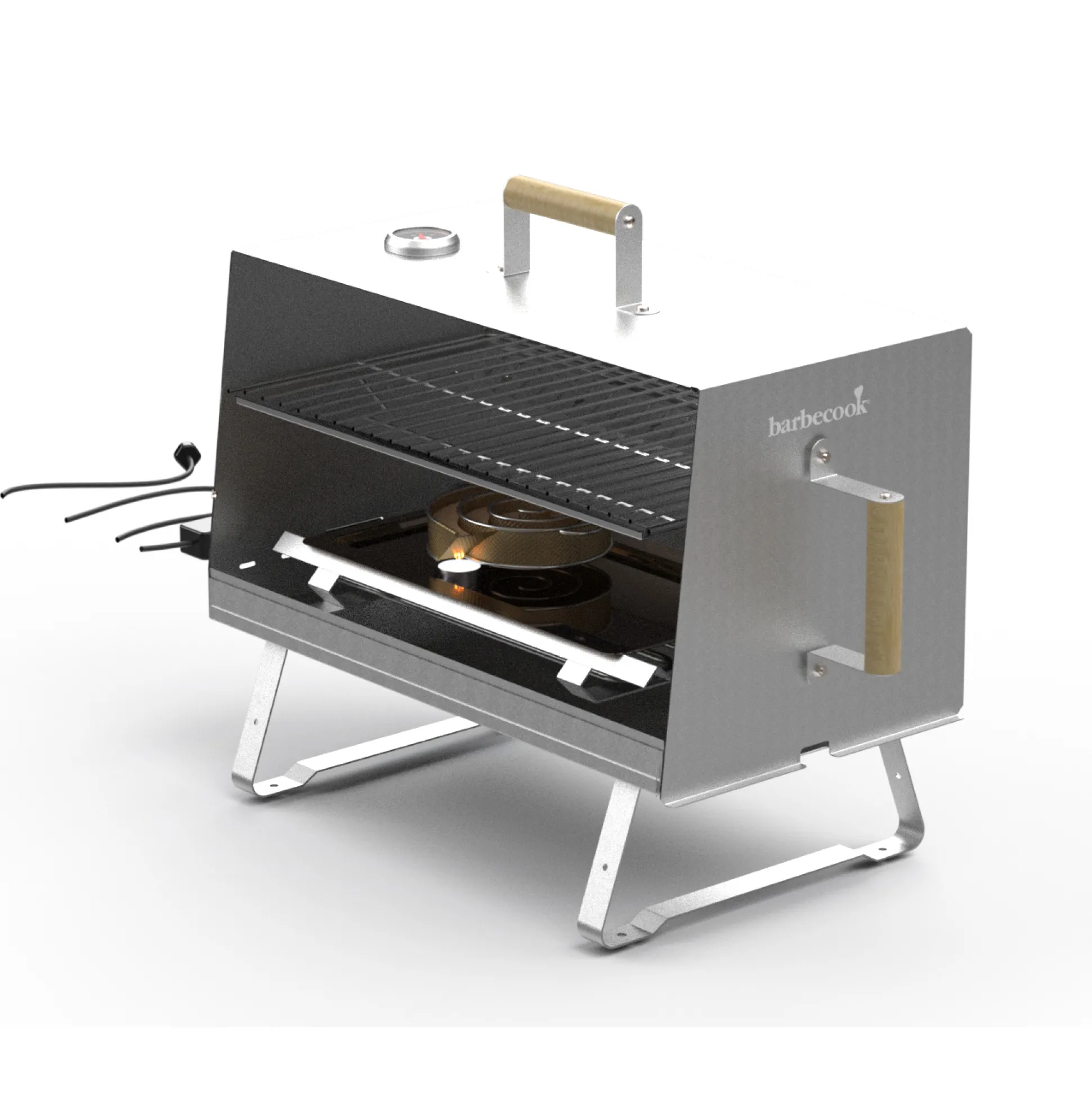 Elektrische rookoven Otto 2.0 uit RVS