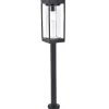 Flair solar bollard zwart e27 2.4ww