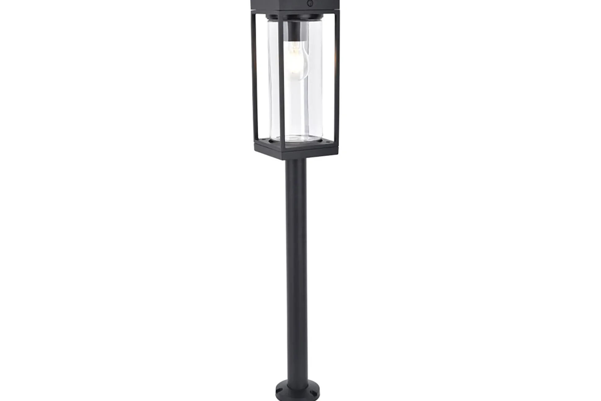 Flair solar bollard zwart e27 2.4ww