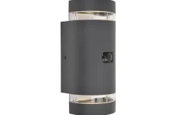 Focus wandlamp donkergrijs gu11 2*max.7ww