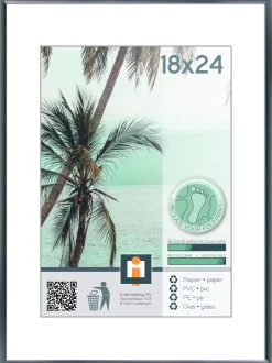 fotolijst kyoto zilver 18x24 cm