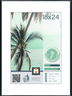 fotolijst kyoto zwart 18x24 cm