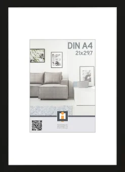 fotolijst livorno zwart 21x30 cm