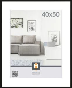 fotolijst livorno zwart 40x50 cm