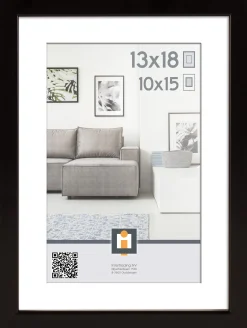 fotolijst madrid zwart 13x18 cm