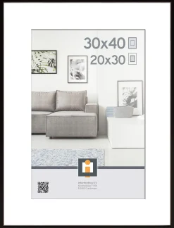 fotolijst madrid zwart 30x40 cm