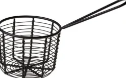 Frietmandje zwart Ø10 cm