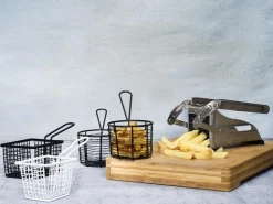 Frietmandje zwart Ø10 cm