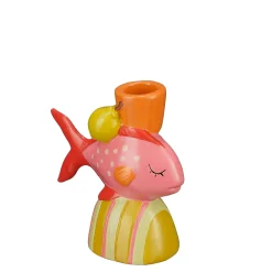 Funny kandelaar vis - l11,5xb4,5xh12cm