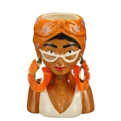 Funny pot meisje - l16xb13,5xh25cm