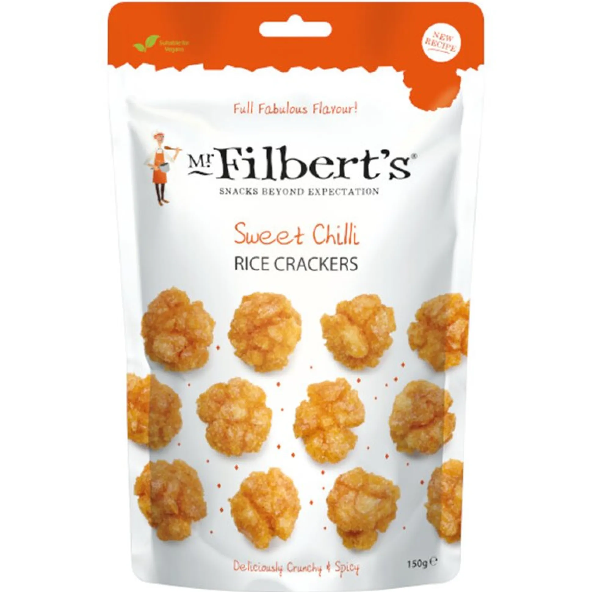 Gefrituurde rijstcrackers met chilli 150g