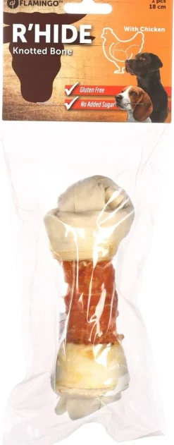 Geknoopt been kip 18cm