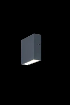 Gemini wandlamp donkergrijs led 9.5w