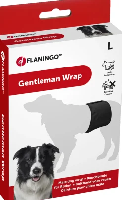 Gentleman wrap king zwart 74x24cm