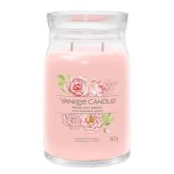 Geurkaars fresh cut roses l jar