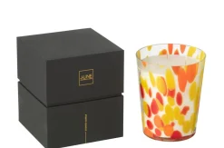 Geurkaars noa rood/geel medium -68uur