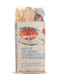 Giftset maccheroni sugo funghi