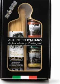 Giftset spaghetti 500g, saus & pesto