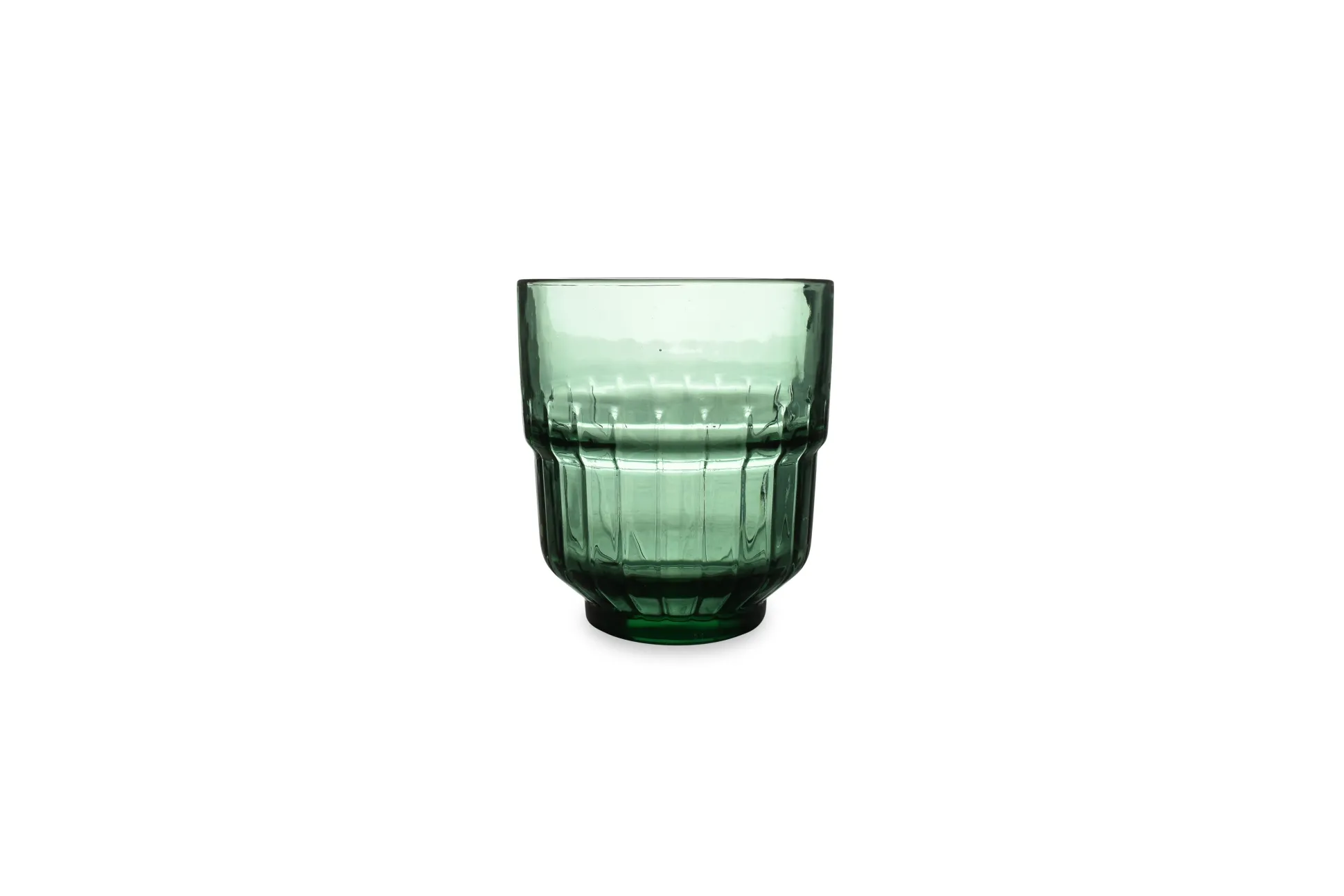 Glas 34cl groen tiffany-set/4