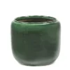 Glazed shades Pot costa m green d21h21