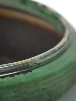 Glazed shades Pot costa m green d21h21