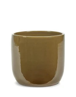 Glazed shades Pot mosterd d22 h20