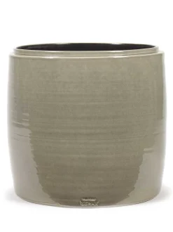 Glazed shades Sierpot l38xb38xh38 grijs