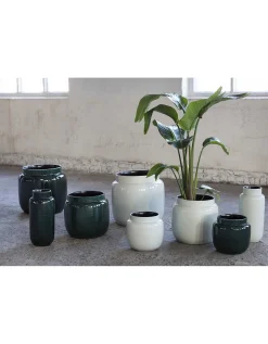 Glazed shades Sierpot l23xb23xh21 l.grijs