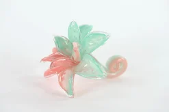 Glazen amaryllis bloem