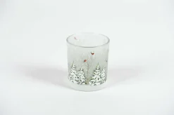 Glazen votief winter wonderland