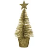 Glitter kerstboom h14cm
