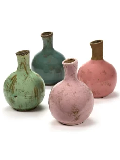 Gold & Pastel Vaas l l17xb17xh24cm ass/4 mix