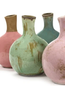 Gold & Pastel Vaas l l17xb17xh24cm ass/4 mix