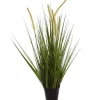 Gras m/kattest pot 75cm groen