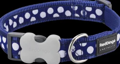 Halsband white spot-xs -32