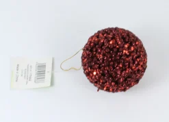 Hangdeco berry bal wijnrood