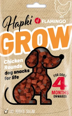 Hapki grow rondjes met kip 85gr