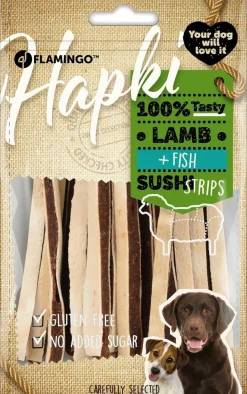 Hapki lamb & fish sushi strips 85gr
