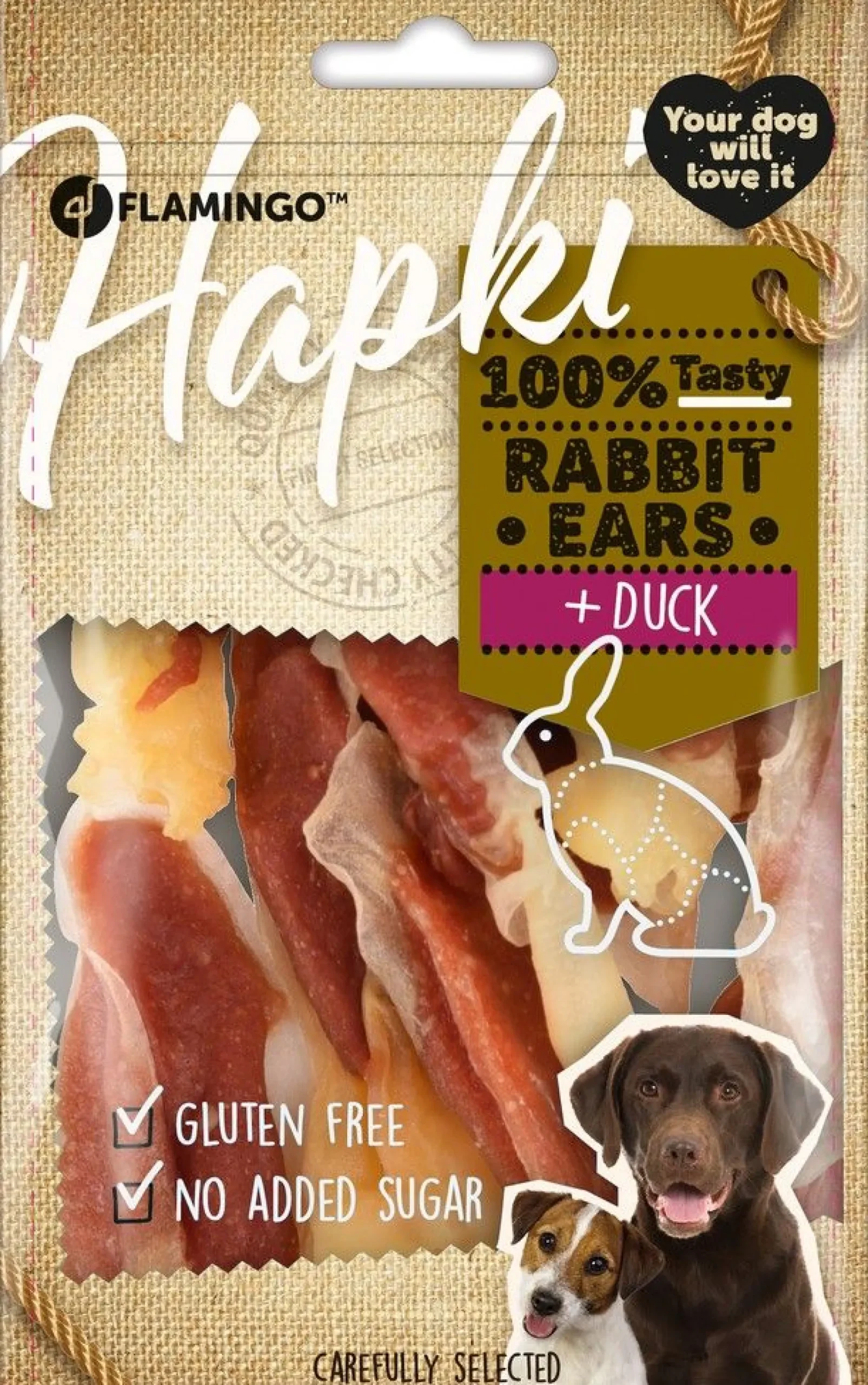 Hapki rabbit ear wrapped with duck 85gr