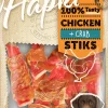 Hapki staaf met krab en kip 85gr