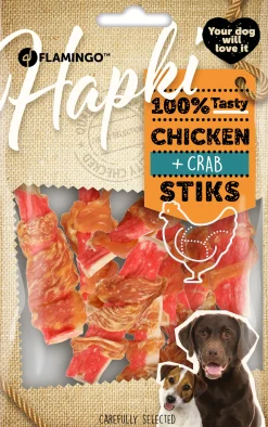 Hapki staaf met krab en kip 85gr