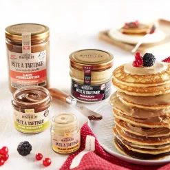 Hazelnoten en cacao boterhampasta