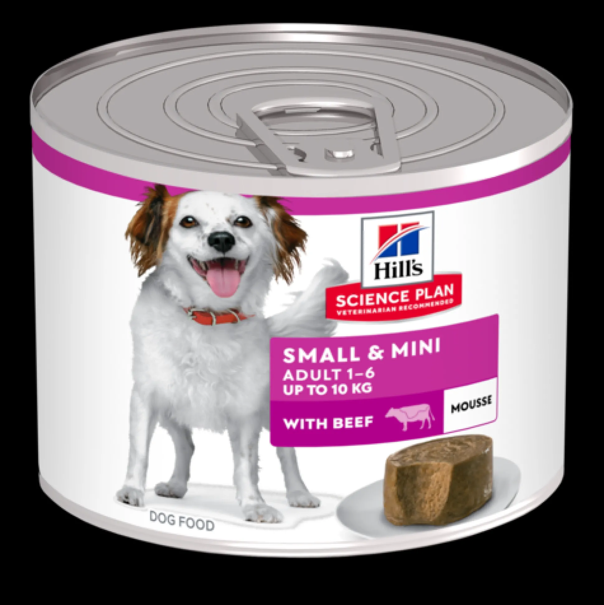 Hill's science plan adult small & mini natvoer hond met rund 200g blik