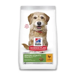 Hill's science plan mature adult 7+ senior vitality small & mini hondenvoer met kip & rijst 1,5kg